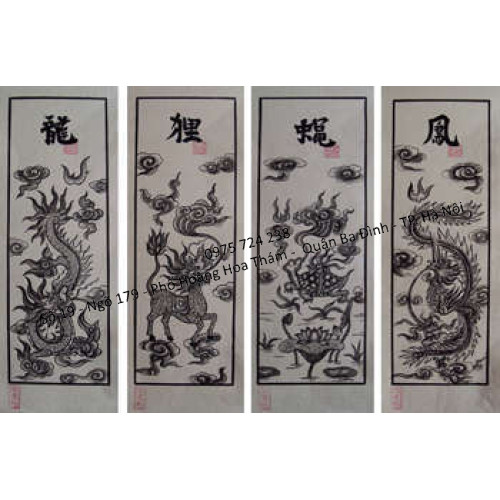 Tranh Tứ Linh Tranh Tứ Linh